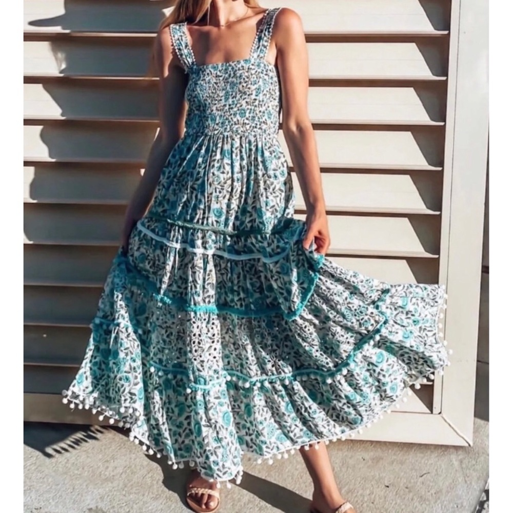 New Zara Floral Print Midi Dress